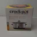 Crock-Pot 7 Quart Oval Manual Slow Cooker, Stainless Steel (SCV700-S-BR), Versatile Cookware for Large Families or Entertaining