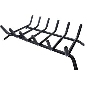 Fireplace Grate,Fireplace Log Holder 21 inch,Heavy Duty Solid Cast Iron FIrewood Log Burning Rack For Inside the Fireplace Accessories Outood Fire Pit Kindling Fireplace Tools