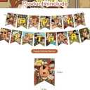 The Loud House Party Decorations,Loud House Birthday Party Supplies Includes Banner- Cake Topper - 24 Cupcake Toppers - 18 Balloons