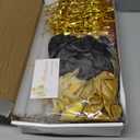 ZJDHPTY Black and Gold Party Decorations 4 Set Balloon Stand Table Centerpieces for Men's Women's Birthday Wedding Retirement Anniversary New Years Graduation Decorations 2026