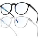 IBOANN Blue Light Glasses for Woman/Men, Fashion Blue Light Glasses Men, Fake Glasses Help Reduce Screen Fatigue