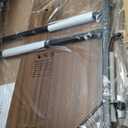 Folding Desk - 39.4 Wood Top Foldable Desk for Small Spaces | No Assembly Required Compact Desk for Home Office, Writing, and Study (Brown)