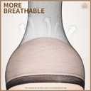 2 x Teenitor 20pcs Bald Cap Set - Breathable, Invisible Stocking Wig Cap for Lace Front, Sheer Caps, Black