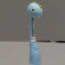 Papablic Toddler Sonic Electric Toothbrush Kids for Ages 1-3 Years, Baby Electric Toothbrush with Cute Dino Cover and Smart LED Timer, 2 Brush Heads , Debby