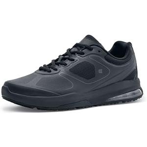 Shoes For Crews Men's Slip-Resistant Work Sneakers - Comfortable, Non-Slip Shoes for Men in Food Service, Healthcare, Retail, Maintenance - Evolution II, Size 12