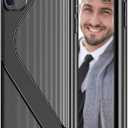 Compatible with iPhone 11 Case, Protective Non-Slip TPU Case with Grips, Anti Scratch Shockproof Drop Resistant Full Body Soft Cover for iPhone 11 6.1 inch (Black)