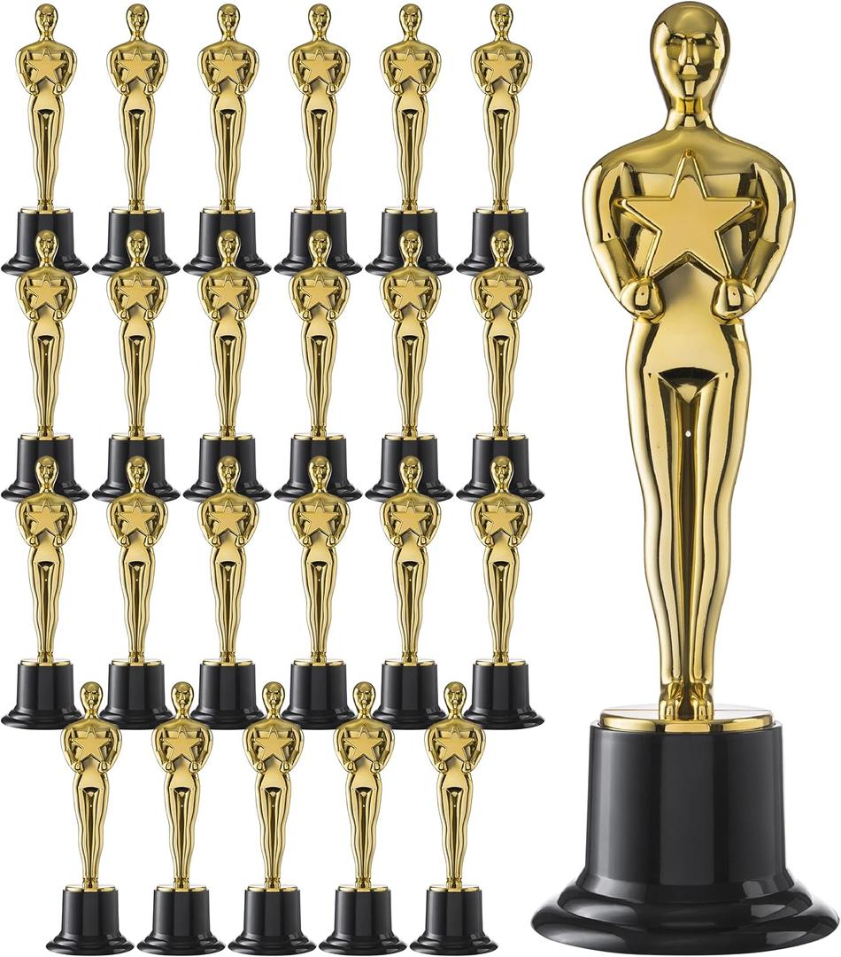 PREXTEX Trophy Award - Perfect Awards and Trophies for Kids & Adult Award Parties, Small Trophy Cup for Recognition, Ideal Kids Trophy for Competitions and Events (24 count)