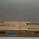 Rolanstar Bookshelf 6 Tier with 4 Hooks, Industrial Wood Bookcase, Vintage Storage Rack with Open Shelves, Rustic Standing Bookshelves Metal Frame Display Rack for Living Room, Bedroom, Rustic Brown