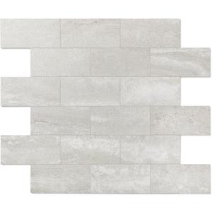 2026 New Upgrade Peel and Stick Backsplash Tile, Peel and Stick 11.34" X 11.57" Wall Tile for Kitchen, Bathroom, Fireplace, Laundry (Dolomite, 10 Packs)
