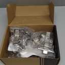 Chibery 10 Pack 120° Inset Frameless Soft Close Cabinet Hinge, Euro Concealed, 45mm, Easy Mounting Base, 3D Adjustable Clip-On Plate, Slow Shut, Crash Prevention Cupboard Heavy Door Replacement