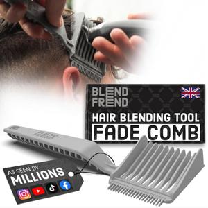 BLEND FREND Original  Right Handed Professional Hair Blending Tool (Grade 1  3mm) | Seamless Fade & Taper Guide | Easy DIY Haircuts for Men & Boys | Works with All Clippers