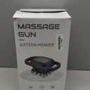 16 Head Massage Gun, Deep Tissue Percussion Massager with 9 Intensity Levels for Neck, Back, Shoulders, Legs Pain Relief & Recovery