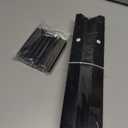 2 Pack Coat Rack Vertical Wall Mount, Bamboo Coats Hooks Clothes Holder Hanger for Wall Coat Hat Jacket Clothing Bathroom Robes Mudroom Entryway(Black) (Large)