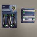 Replacement Toothbrush Heads Compatible with Oral B Braun Pro 500, 1000, Genius X, Smart 1500 Series, 8 Pack Professional Electric Toothbrush Heads, White+Black