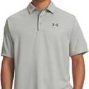 Under Armour Men's Standard Tech Golf Polo, (069) Pitch Gray , Large