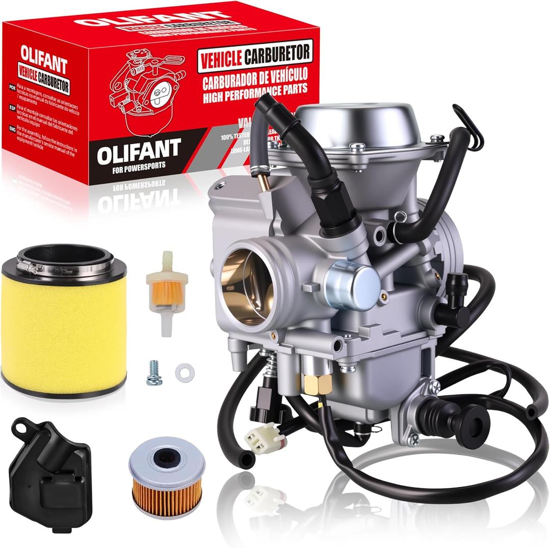 Carburetor For Honda Rancher 350 TRX350 2000-2006 TRX350FE TRX350FM TRX350TM TRX350TE TRX350ES With Air Filter Oil Filter