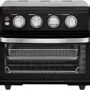 Cuisinart Air Fryer + Convection Toaster Oven, 8-1 Oven with Bake, Grill, Broil & Warm Options, Stainless Steel, TOA-70 (Matte Black)