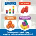 Learning Resources MathLink Cubes - Set of 100 Cubes, Ages 5+ Kindergarten, STEM Activities, Math Manipulatives, Homeschool Supplies, Teacher Supplies