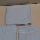 CGK Unlimited Duvet Cover Queen Size Set - Extra Soft Queen Size Duvet Cover 90 x 90 with 2 Pillow Shams - Hotel Quality w/Zipper Closures & Ties - Bedding and Bed Linens Set (Heathered Blue)