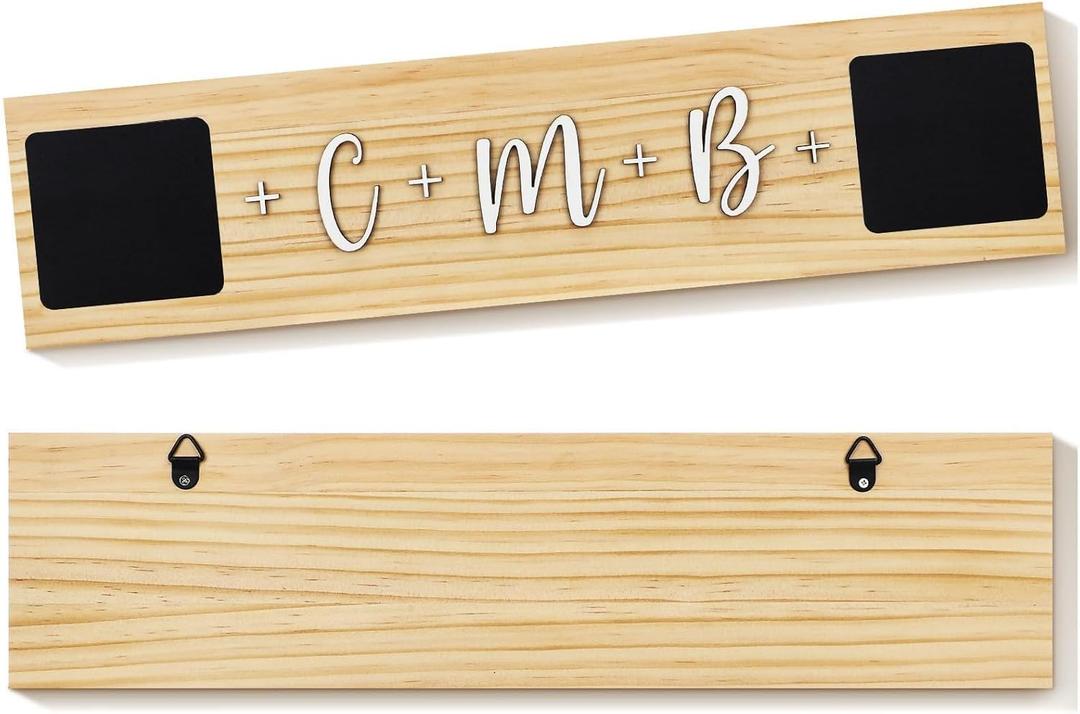 Yousoontic Epiphany Day Home Blessing Sign Catholic House Holiday Door Decorations Three Kings' Day Epiphany Gift Housewarming Wood Sign Christ Bless This House Door Mark, 15.75 x 3.94 x 0.39in