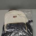 LOVEVOOK Laptop Backpack for Women with Pouch Pocket for Large Capacity Cup,17 Inch Laptop Computer Bag Travel Backpack Purse,Waterproof Work Business Backpack College Teacher Bags,Beige-Black-Brown