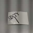 Acrylic Black Sixty Cake Topper, Happy 60th Birthday Cake Decorations Sign, 60th Anniversay Cake Charm Party Decoration Supplies (sixty black)