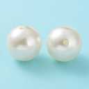 DanLingJewelry 35Pcs 30mm Imitated Pearl Acrylic Bubblegum Beads Large Round Gumball Loose Beads Creamy White Acrylic Pearl Spacer Beads for Jewelry Making Crafts