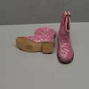 Toddler Girls Cowgirl Boots Pink Cowboy Boot for Kids Western Ankle Boys Cowgirl Boot Size 8 Horse Riding Shoes Birthday Party Wedding (M7111 Sequin Pink 8)