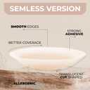 Upgraded 2Pairs Ultra Thin Adhesive Reusable Nipple Covers Water Proof,Silicone Nipple Pasties withTravel Box