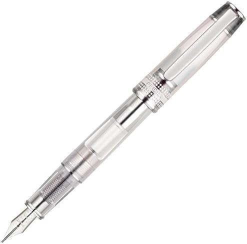 Pilot Prera Iro-Ai Calligraphy-Nib Transparent Black Body Fountain Pen (FPRN-350R-TBCM)