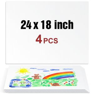 4 Pcs Corrugated Plastic Board 18x24 for Projects Art Crafts, Poster Board Blank Yard Signs Sheets, IKAYAS 18x24 Inches White Blank Yard Signs Corrugated Plastic Sheets Signs 4 Pcs Corrugated Plastic Board 18x24 for Projects Art Crafts, Poster Board Blank Yard Signs Sheets, IKAYAS 18x24 Inches White Blank Yard Signs Corrugated Plastic Sheets Signs