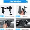 Car Phone Holder Mount for Mazda CX-5 2023-2022, 2023 Accessories, Compatible with 4.5-7.5 inch Smartphones, Black