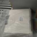 SUNALLY Folding Utility Cart Rolling Crate Handcart Shopping Trolley, White