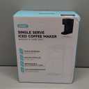 Single Serve Coffee Maker for K Cup, Ground and Tea Leaves, Hot and Iced Coffee Machines with Bold Setting, 6 to 16 Oz Brew Sizes, Compact for Small Spaces, Black (2.0 Version)