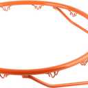 plplaaoo Kids Basketball Hoop Indoor Outdoor Thick Metal Mini Basketball Hoop Toy for Children and Adults for Bedrooms and Outdoor Walls Steel 45cm