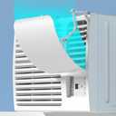 Window Air Conditioners Windshield Universal,Adjustable Angle Air Conditioner Air Deflector,Prevent Direct Blowing of Heat and Cold Air for Vents, Sidewall and Window ac Unit
