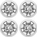 Wheel Skins Compatible with 2005-2023 Toyota Tacoma ; 16 inch Wheel Covers; Set of 4 Packs (Chrome)