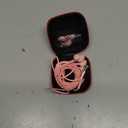 USB Headphones with Microphone for Laptop,7.5ft Magnetic Wired Earbuds Noise Canceling in-Ear Earphones with Mute Mic Volume Control Stereo Bass for PC Desktop Dell HP Acer Laptop,School,Women/Girl (Rose-Pink)