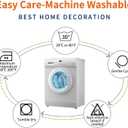 Gothic Halloween Throw Pillow Covers 18x18 Set of 2 | Decorative Cushion Cases for Couch, Sofa and Bedroom | Rustic Fall Pillowcases for Home Decor, Living Room, Farmhouse