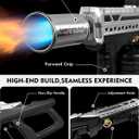 Powerful Propane Torch Gun | Propane Torch Gun Flamethrower with Adjustable Flame | Flame Torch Gun for BBQ, Searing Steak, Grill, Camping, Charcoal Lighter & Campfire Starter | Tank Not Included