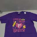 Little Miss 1st Grader 1st Grade Girl First Day of School T-Shirt, S