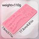 5 x 1 Pcs Feather Chocolate Silicone Mold, Lace Butterfly Cake Decoration Fondant Mold for Wedding Cupcake Toppers Kitchen Baking Candy Sugar Craft Dough Biscuit Modeling Clay Resin Crafts Plaster