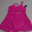 Blooming Jelly Womens High Waisted Bikini Set Gold Metal Two Piece Swimsuits Tummy Control Tie Knot 2025 Bathing Suits, Medium