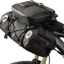 ROCKBROS Waterproof Handlebar Bags 12L-20L Bikepacking Bags Front 2 Dry Packs for MTB Road Bicycles Bikepacking Accessories
