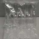 GuanQiao 16 Pack Clear Champagne Flutes, 6oz Disposable Wine Glasses with Long Stem, Reusable Plastic Cocktail Glasses for New Years Eve Party Birthday Wedding Celebration Toasting Drinking