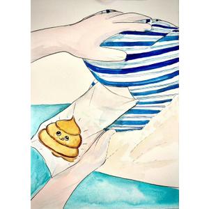 Bedridden Disposable Care Bags Hygienic handling Systems Emergency Must Have - Leak-proofing Reducing The Burden of careSpill-Free Guard for Bed-Bound/ Bedridden Patient for Women and Men（60）