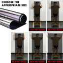 ColorfulHall Window Film Privacy One Way Window Tint for Home Reflective See Out not in Light Heat Blocking for Doors and Windows(Silver 17.5X78.7)