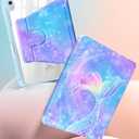for iPad A16 Case - for iPad 10th Generation Case 10.9 Inch Women Cute Girls Pretty Girly Kids Teens Pretty Colorful Blue Purple Rotating Stand Folio Tablet Cover for Apple 10/11 2025