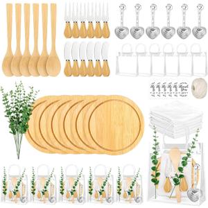 61Pcs Baby Shower Prizes for Game Winners Adults 6 Sets Wedding Bridal Party Favors for Guests with Bamboo Cheese Board Butter Spreaders Forks Measuring Spoons Kitchen Towels Thank You GiftRound 61Pcs Baby Shower Prizes for Game Winners Adults 6 Sets Wedding Bridal Party Favors for Guests with Bamboo Cheese Board Butter Spreaders Forks Measuring Spoons Kitchen Towels Thank You GiftRound