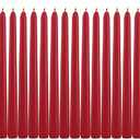 Grcdoyvl 9 Pack Tall Red Taper Candles - 10 Inch Red Dripless, Unscented Dinner Candle - Paraffin Wax with Cotton Wicks - 8 Hour Burn Time.